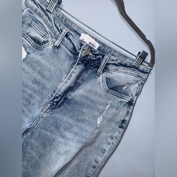 Vervet Millman Erika Mom Destressed Jeans In Medium Blue Wash Size 28 EUC - Picture 5 of 12